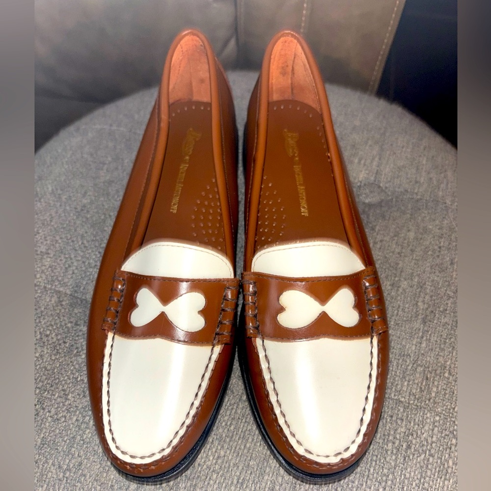 BASS x Rachel Antonoff  Heart Penny Loafers